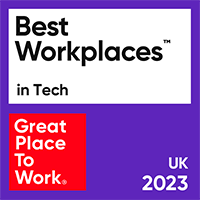 Great Place to Work UK Best Workplaces in Tech Logo