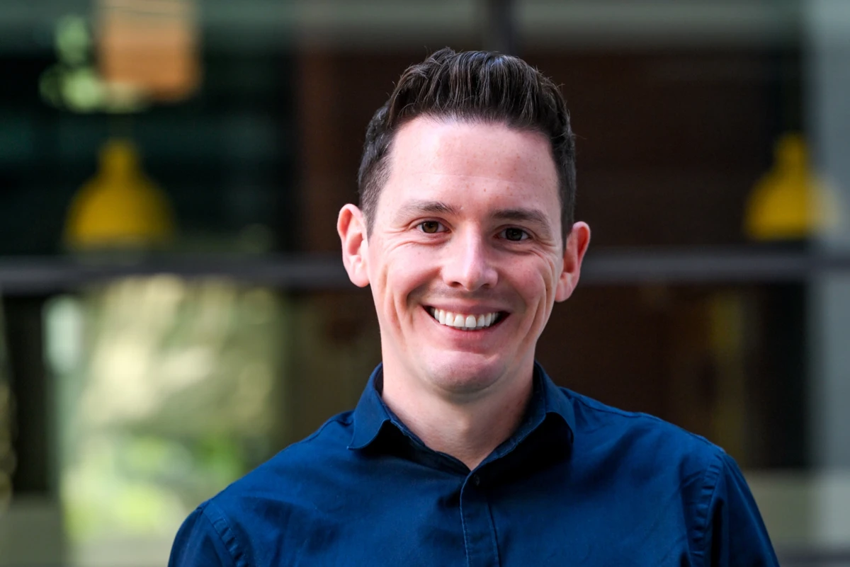 Darren, Solutions Engineering, smiling