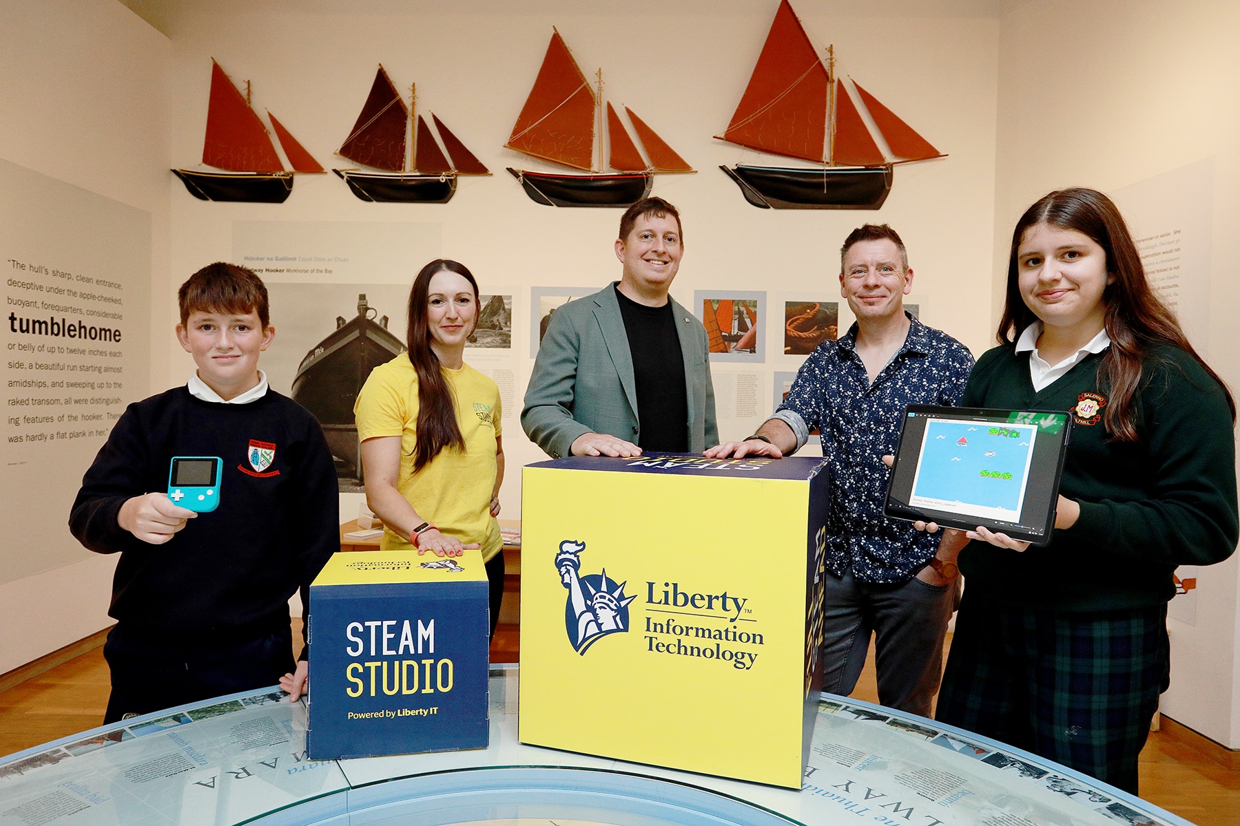 STEAM Studio Ambassadors with Galway representative