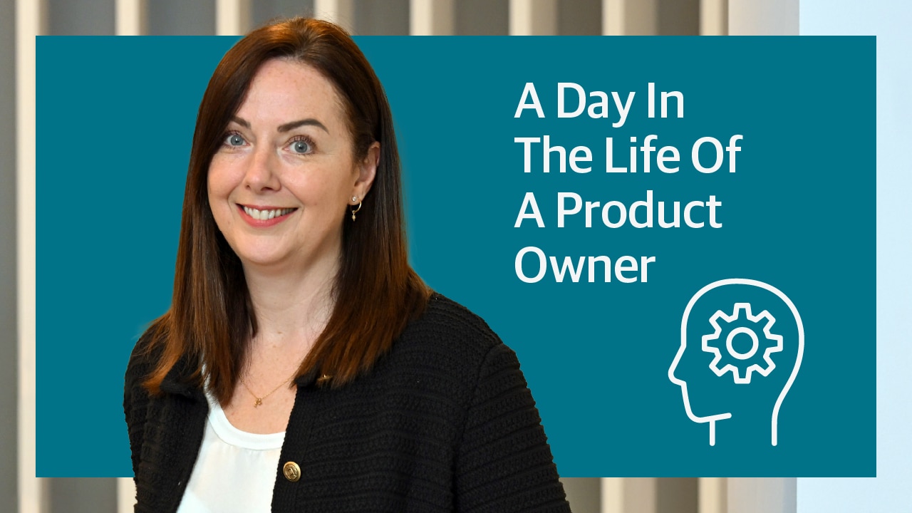 Picture of Olivia with title 'A Day in the life of a product owner'