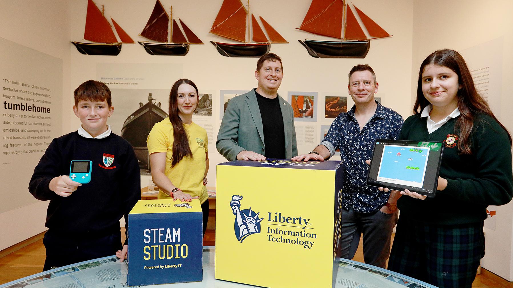 STEAM Studio Ambassadors with Galway representative