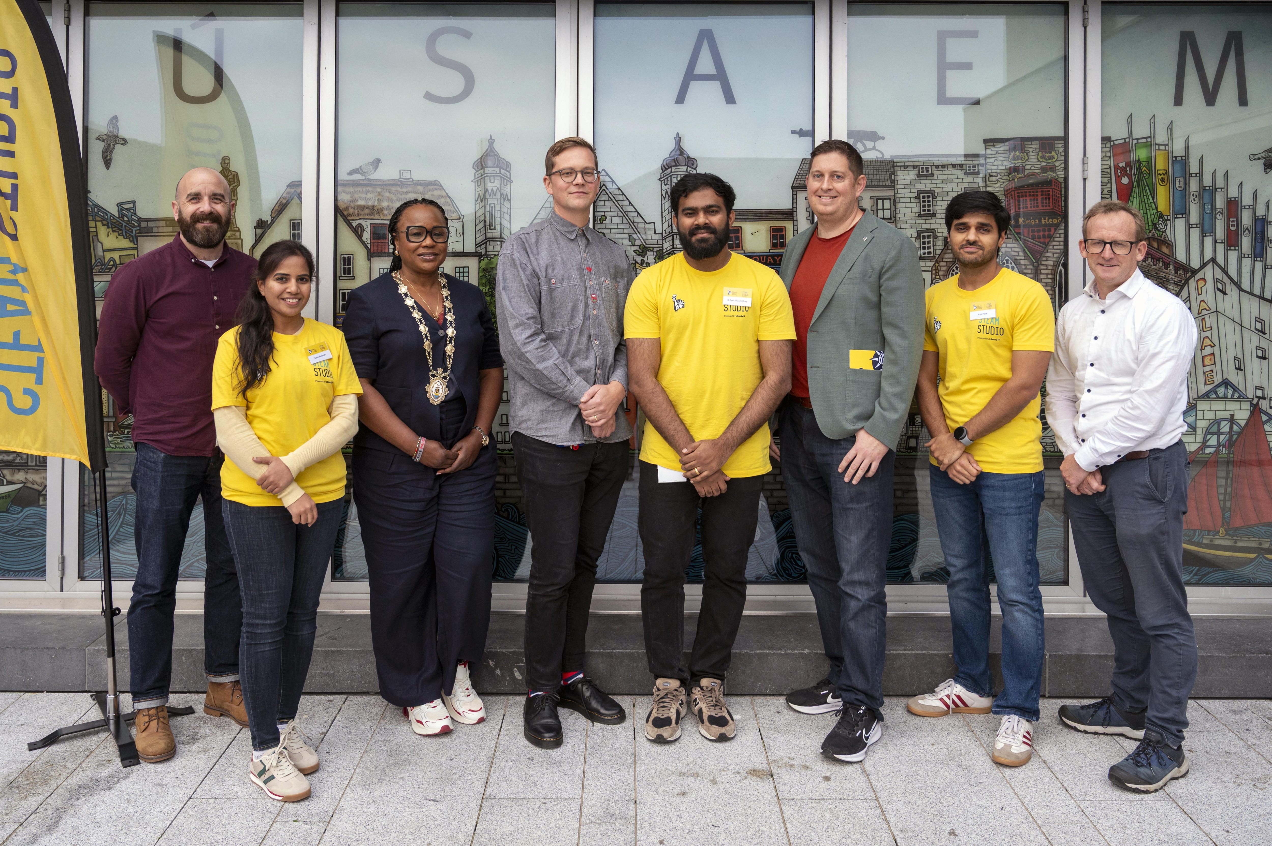Group at the Night at Museum event